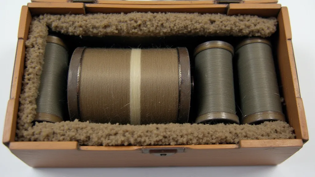 Lint-filled bobbin case