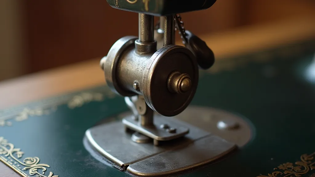 Vintage bobbin case with spring