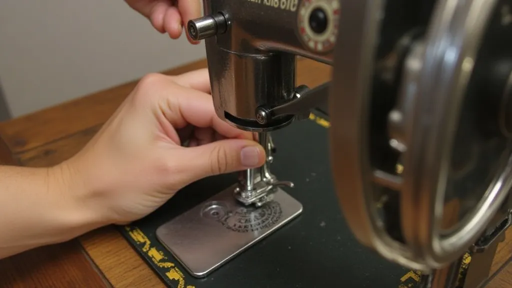 Applying oil to bobbin winder gears