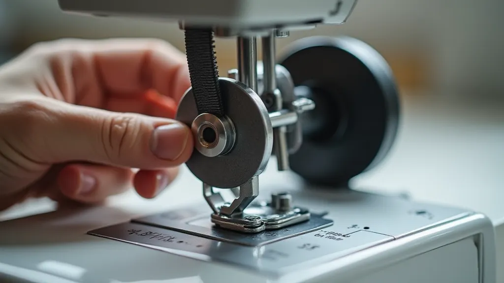 Installing new belt on electric machine