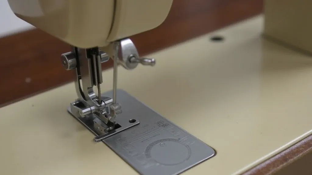 Lever used to adjust presser foot pressure