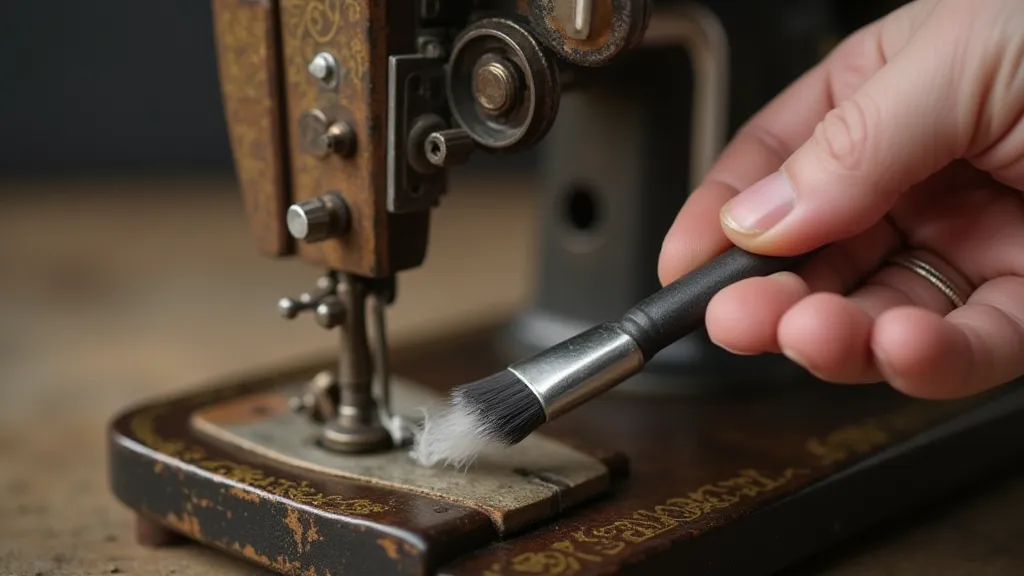 Lubricating a sewing machine mechanism