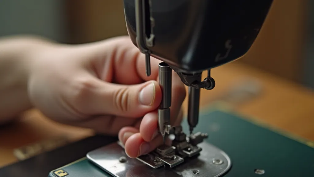 Tightening pulley on treadle machine