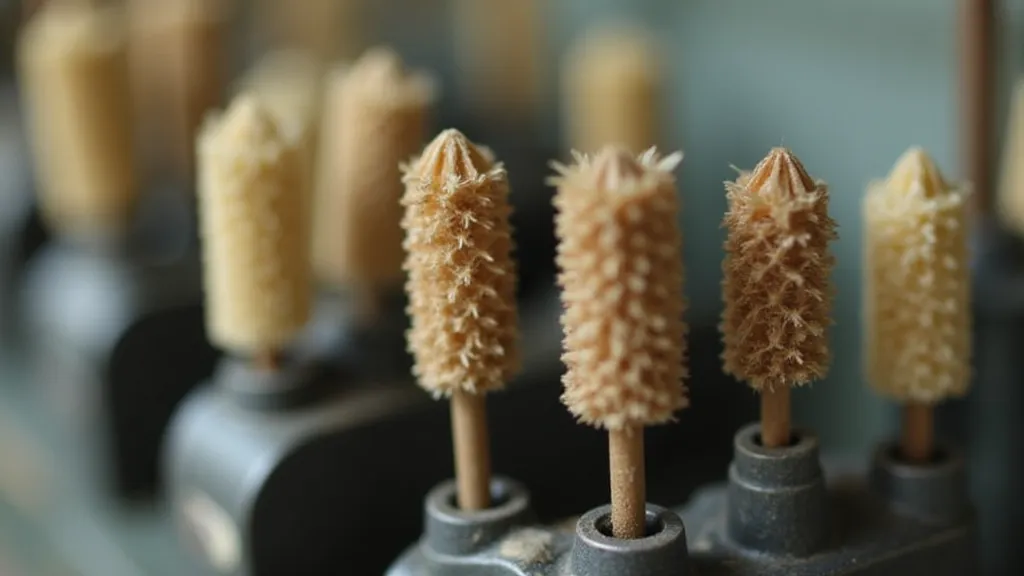 Worn Singer Featherweight motor brushes